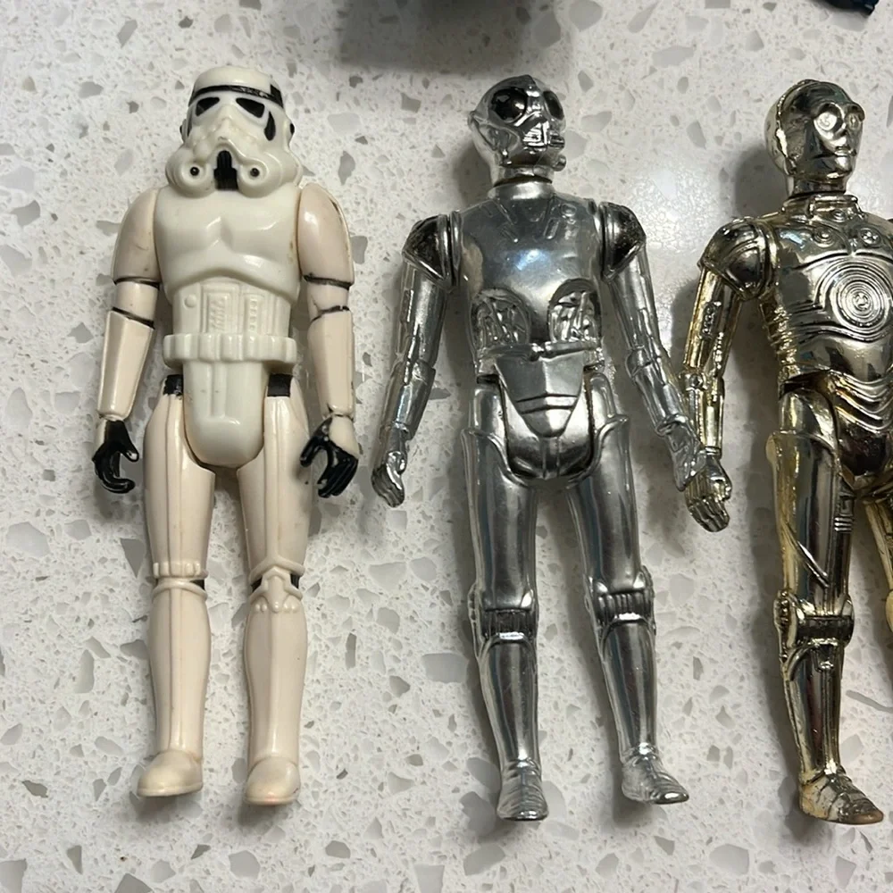 Vintage 1977 Star Wars - CP30 Droid plus 6 more figures - Picture 2 of 15